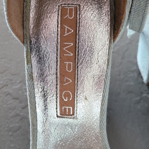 Rampage size 8.5 color light denim blue - Picture 3 of 4